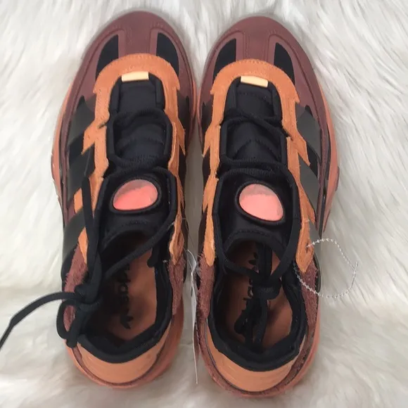 Adidas Originals Niteball Hazy Copper/Black-Acid Orange Shoes FX7642 - Men’s 8.5