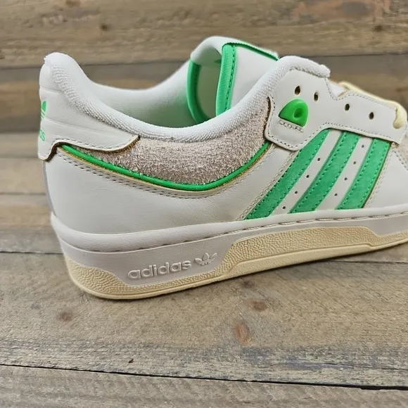 Adidas Originals Rivalry 86 Low Mens Shoes White, Orbit Grey, Neon Green