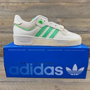 Adidas Originals Rivalry 86 Low Mens Shoes White, Orbit Grey, Neon Green