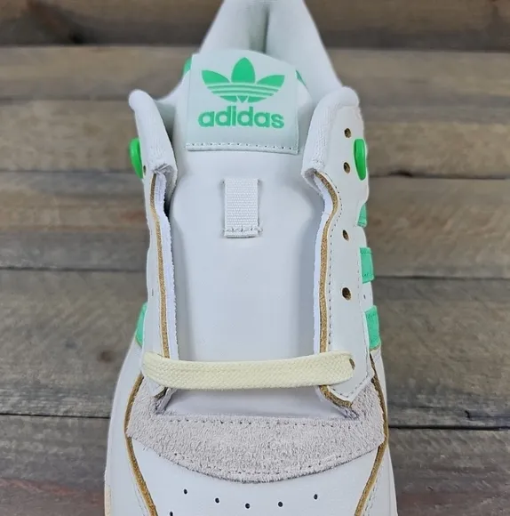 Adidas Originals Rivalry 86 Low Mens Shoes White, Orbit Grey, Neon Green