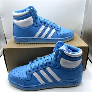 Adidas Originals Top Ten 1 Retro Basketball Shoe Sky Blue Sneaker Shoes Men SZ 8