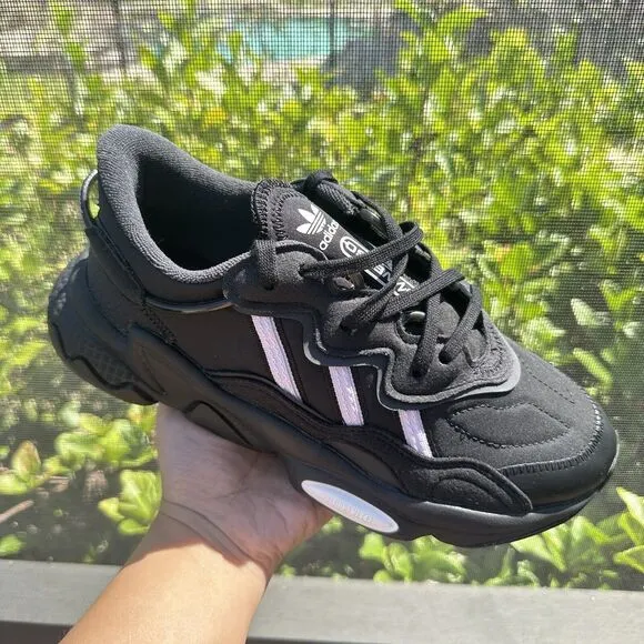 Adidas Ozweego Black Purple Tint Women's Athletic Shoes H04259 Size 5