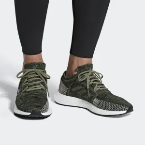 Adidas Pure Boost Go Running Shoes Base Green Lace Up Knit Sneakers Size 5 Men’s