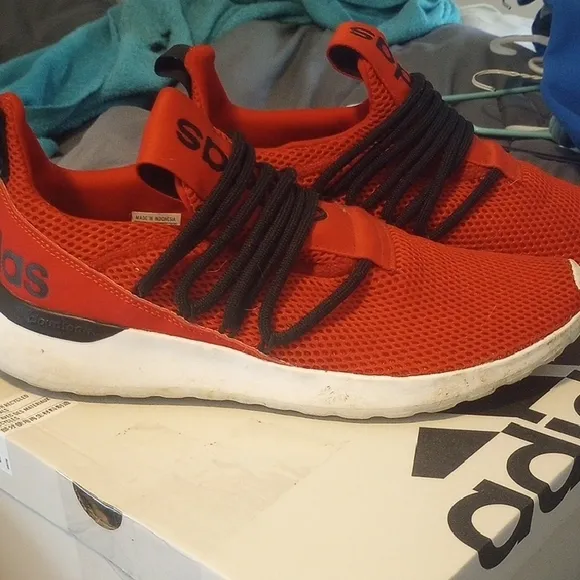 Adidas Red Sneakers 9.5 Mens