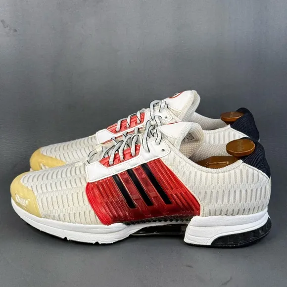 Adidas Retro Climacool 1 'White Red' athletic sneaker shoes men’s size 12