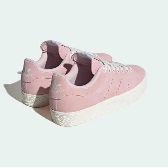 Adidas Stan Smith CS Shoes Women Suede Size 8 Pink New with Box.