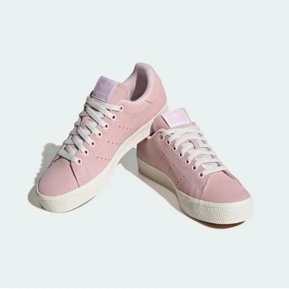 Adidas Stan Smith CS Shoes Women Suede Size 8 Pink New with Box.