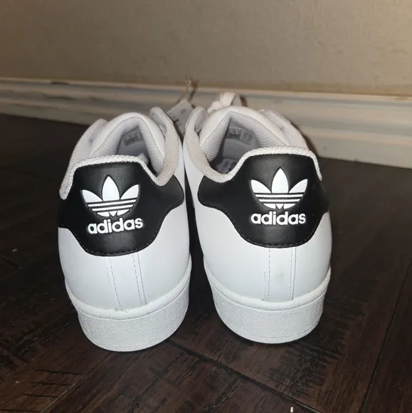 Adidas Superstar Men's White and Black Sneakers