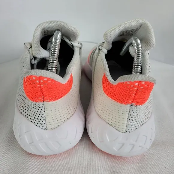 Adidas Tubular Dusk 2018 Men's White/Solar Red Athletic Shoes B37751 US Size 8
