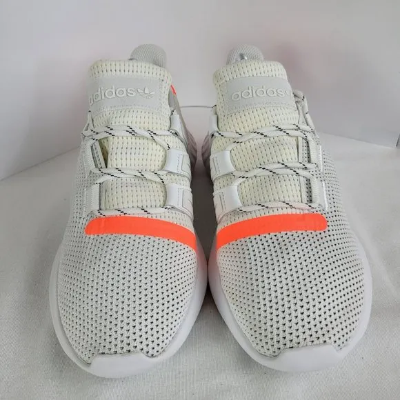 Adidas Tubular Dusk 2018 Men's White/Solar Red Athletic Shoes B37751 US Size 8