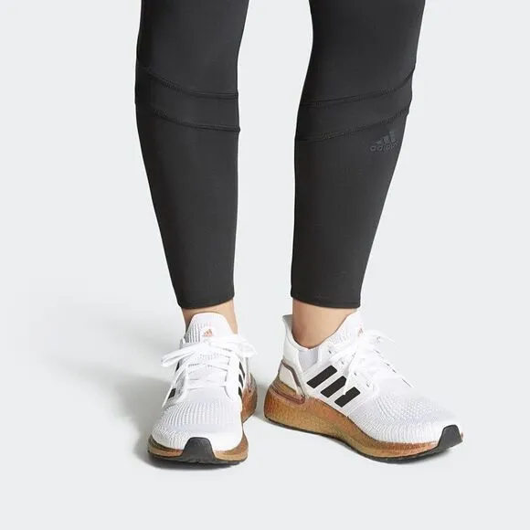 Adidas UltraBoost 20 'Copper Metallic' Running Shoes Women's Size 9