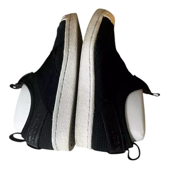 Adidas Women Black White Sneakers Size 5.5 Slip On Shoes Casual Skateboard