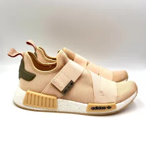 Adidas Womens NMD R1 Blush Pink White Casual Sneaker Shoes Size 10