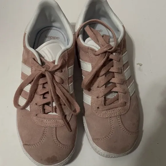 Adidas Women's Pink Suede Sneakers
