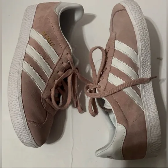 Adidas Women's Pink Suede Sneakers
