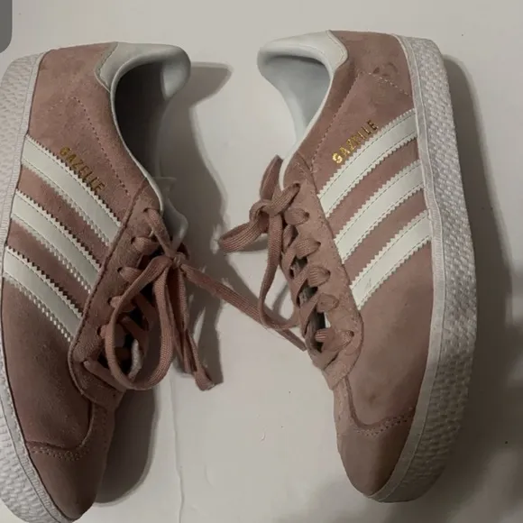 Adidas Women's Pink Suede Sneakers