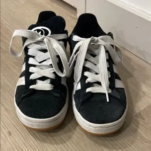 Adidas Youth Black and White Sneakers