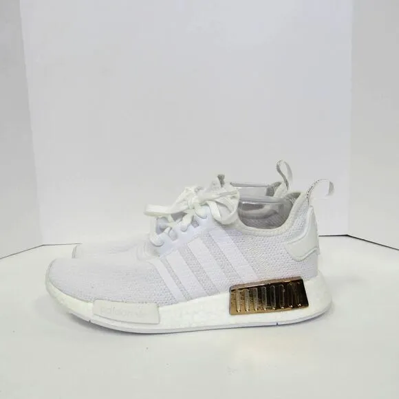 Adidas Women's NMD_R1 Shoes White /Metallic SZ 10