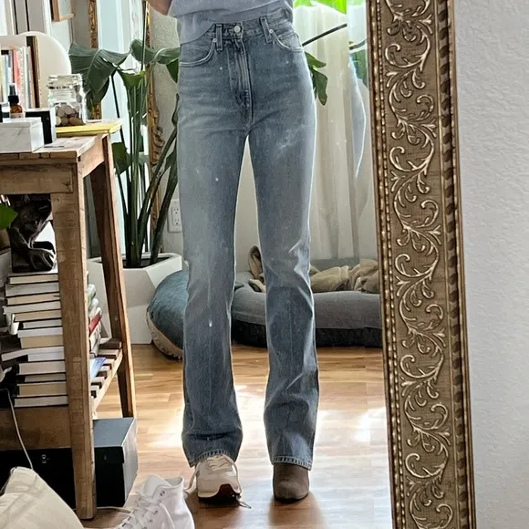 Agolde Vintage High Rise Flare Jeans 25