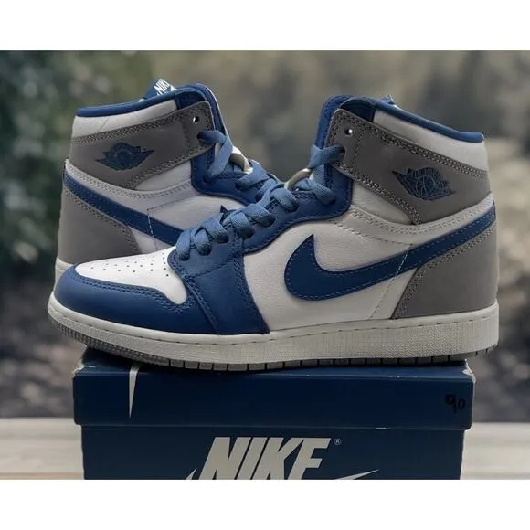 Air Jordan 1 High Retro OG UNC Shoes FD1437 Boys Size 7 Worn Once Fast Ship