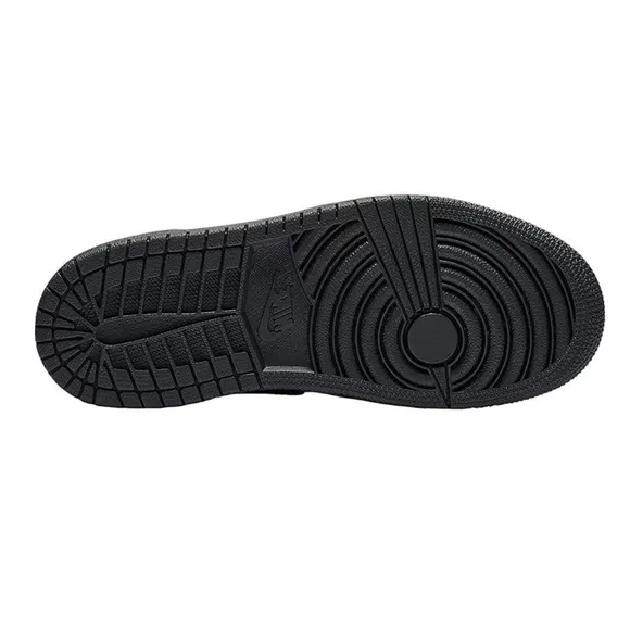 AIR JORDAN 1 MID PS 'BLACK DARK GREY'- preschool sneakers- size 12.5