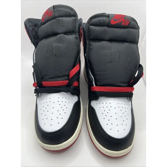 Air Jordan 1 Retro High OG Black Toe Reimagined (GS) Youth Shoes FD1437-106 6Y