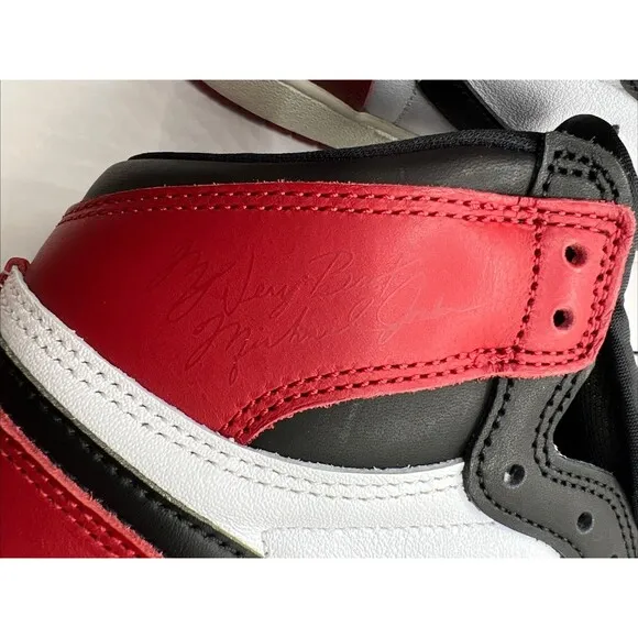 Air Jordan 1 Retro High OG Black Toe Reimagined (GS) Youth Shoes FD1437-106 6Y