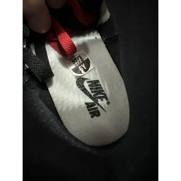 Air Jordan 1 Retro High OG Black Toe Reimagined (GS) Youth Shoes FD1437-106 6Y