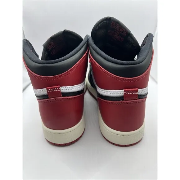 Air Jordan 1 Retro High OG Black Toe Reimagined (GS) Youth Shoes FD1437-106 6Y