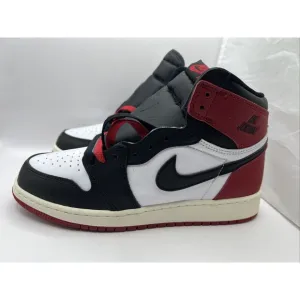 Air Jordan 1 Retro High OG Black Toe Reimagined (GS) Youth Shoes FD1437-106 6Y