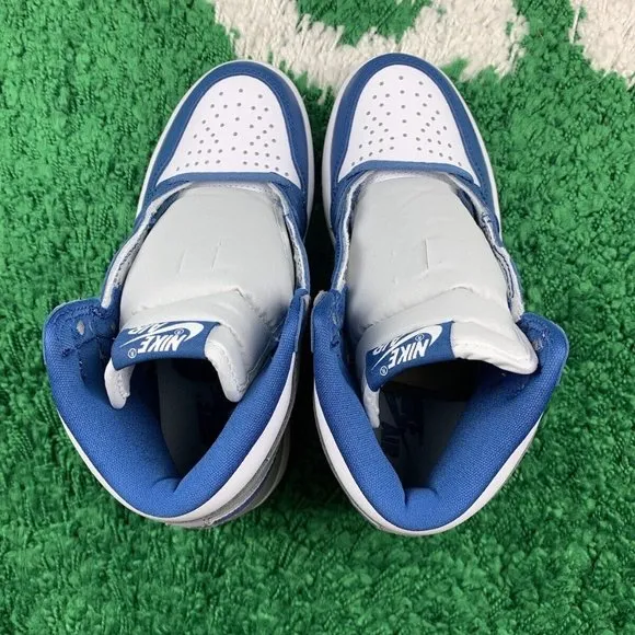 Air Jordan 1 Retro High OG True Blue Men’s Size 4 Women Size 5.5 NEW DZ5485-410