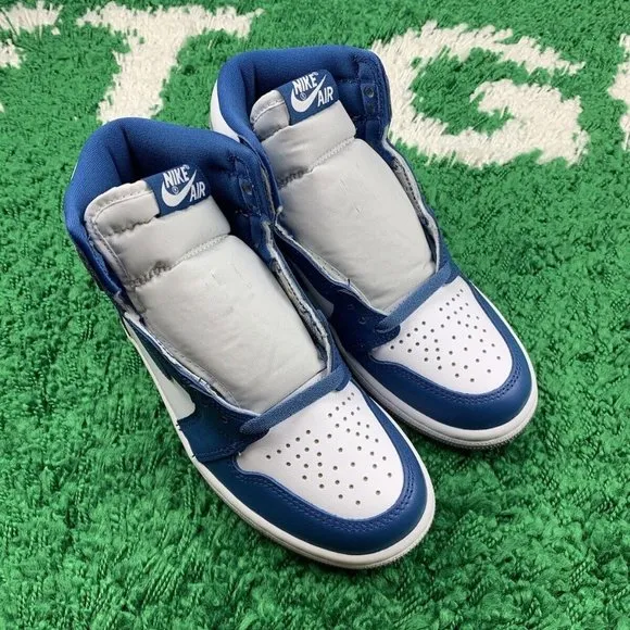 Air Jordan 1 Retro High OG True Blue Men’s Size 4 Women Size 5.5 NEW DZ5485-410