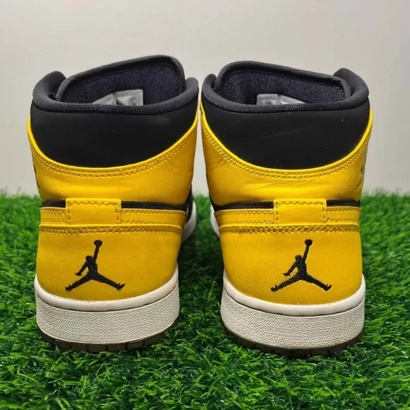 Air Jordan 1 Retro Mid New Love 2017 Yellow Black