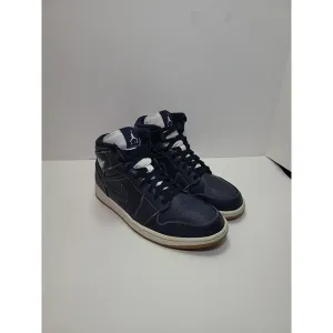 Air Jordan 1 Retro Mid Re2pect Derek Jeter Size 11 RARE! Blue White, Yankees‎