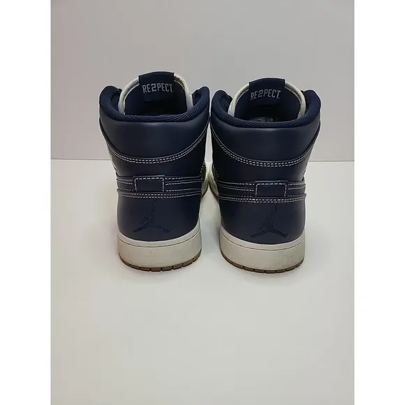Air Jordan 1 Retro Mid Re2pect Derek Jeter Size 11 RARE! Blue White, Yankees‎