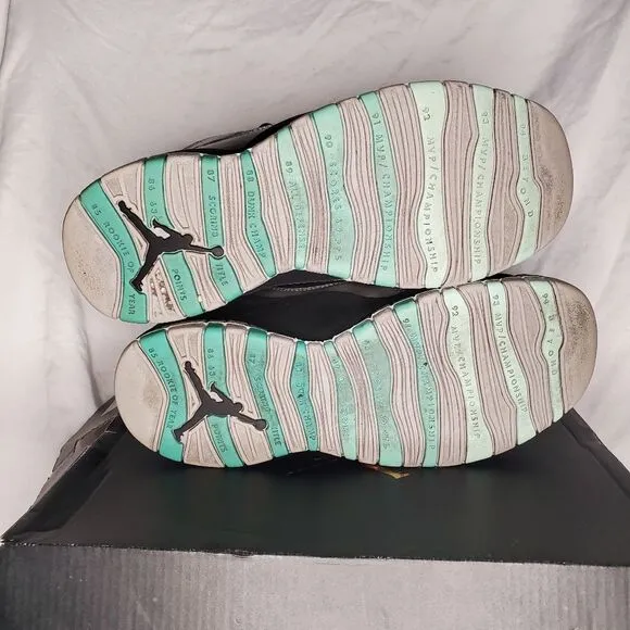 Air Jordan 10 Retro Lady Liberty Kids Shoes Sneakers Boys Size 4.5Y Space Cosmic