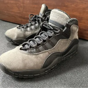 Air Jordan 10 Retro Shadow Shoes Sneakers Men’s Size 10
