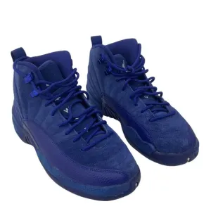 Air Jordan 12 Retro BG Deep Royal Kids Unisex Size 6Y Blue Sneakers Preowned