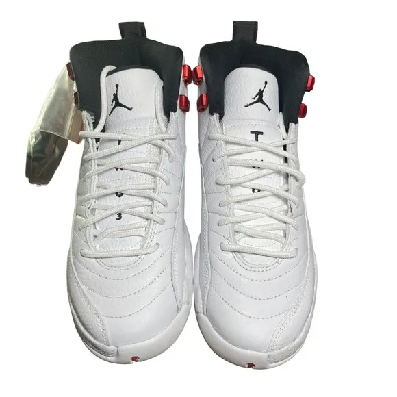 Air Jordan 12 Retro 'Twist' (GS) White Red 153265-106 Kid's 4Y / Wms 5.5 Shoes