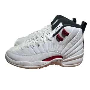 Air Jordan 12 Retro 'Twist' (GS) White Red 153265-106 Kid's 4Y / Wms 5.5 Shoes
