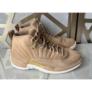 Air Jordan 12 Sz 9 Women Retro Vachetta Tan AO6068-203 Sneakers Shoes Basketball