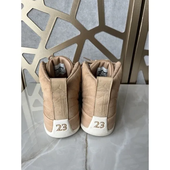 Air Jordan 12 Sz 9 Women Retro Vachetta Tan AO6068-203 Sneakers Shoes Basketball