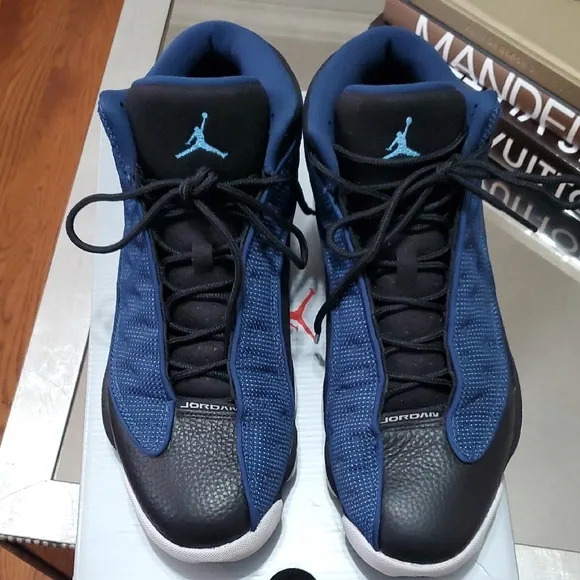 Air Jordan 13 Retro Sneakers in Blue and Black