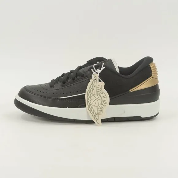 Air Jordan 2 Retro Low 'Black Metallic Gold' DX4401-001 Multi Size