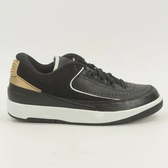 Air Jordan 2 Retro Low 'Black Metallic Gold' DX4401-001 Multi Size