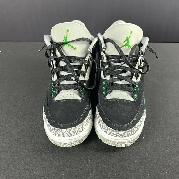 AIR JORDAN 3 RETRO BLACK/PINE GREEN-SILVER-WHITE