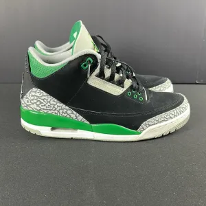 AIR JORDAN 3 RETRO BLACK/PINE GREEN-SILVER-WHITE