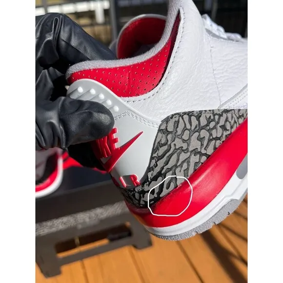 Air Jordan 3 Retro (GS) ‘Fire Red’ - Size 7Y DM0967-160 VNDS Worn 1X