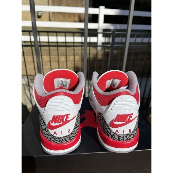 Air Jordan 3 Retro (GS) ‘Fire Red’ - Size 7Y DM0967-160 VNDS Worn 1X