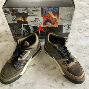 Air Jordan 3 Retro SE patchwork camo shoes  size 8.5
